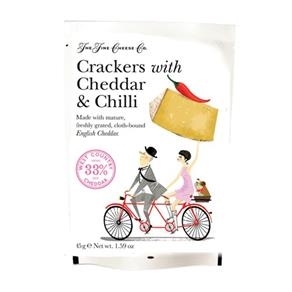 Crackers con Cheddar & Chili (Bolsa 45 gr)