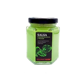 Salsa de rábano blanco con wasabi
