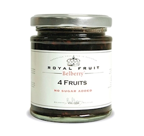 Confitura de cuatro frutos sin azúcar