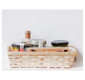 Cesta de Navidad rectangular