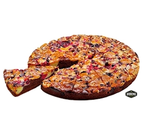 Tarta de choco y frutos rojos