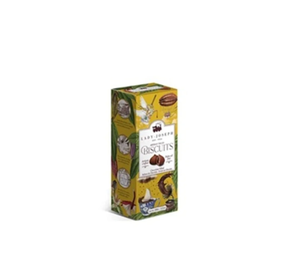 Galleta rellena de chocolate