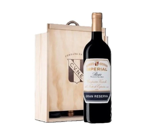Imperial Gran Reserva caja madera con 3 botellas