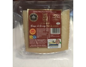 Queso Manchego semicurado artesano Granja La Jaraba
